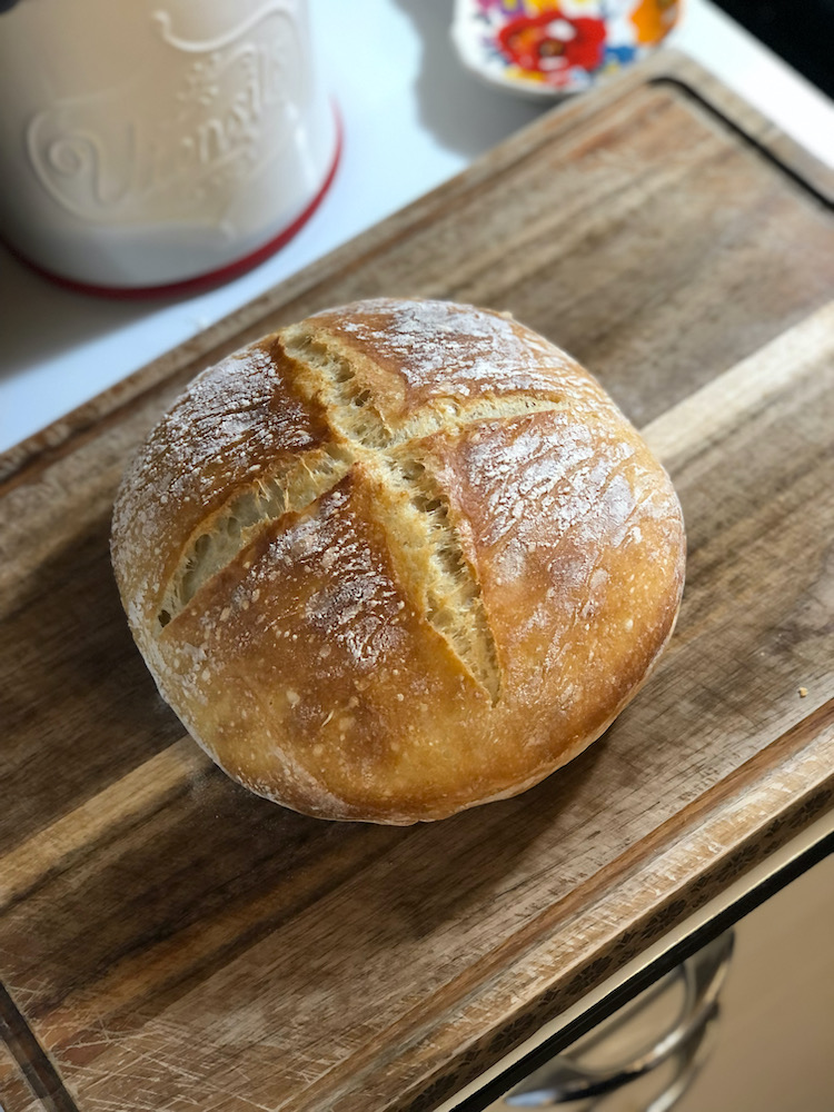 Crusty Bread in a Dutch Oven - ZoëBakes