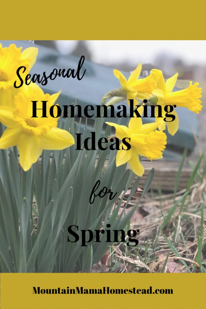 spring homemaking